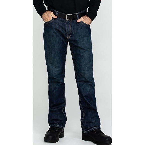 ARIAT FR M4 Jeans Low Rise Boot Cut Flame Resistant Mens 44x30 Fast Shipping - Picture 8 of 12